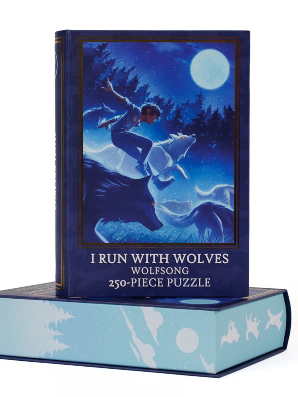 I Run With Wolves 250-Piece Puzzle - Blue Moon Artwork